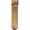 Ekena Millwork Thorton Arts and Crafts Rough Sawn Bracket w/ Offset Brace, Western Red Cedar, 6"W x 16"D x 28"H BKT0604X16X28THR03RWR - alternate 3